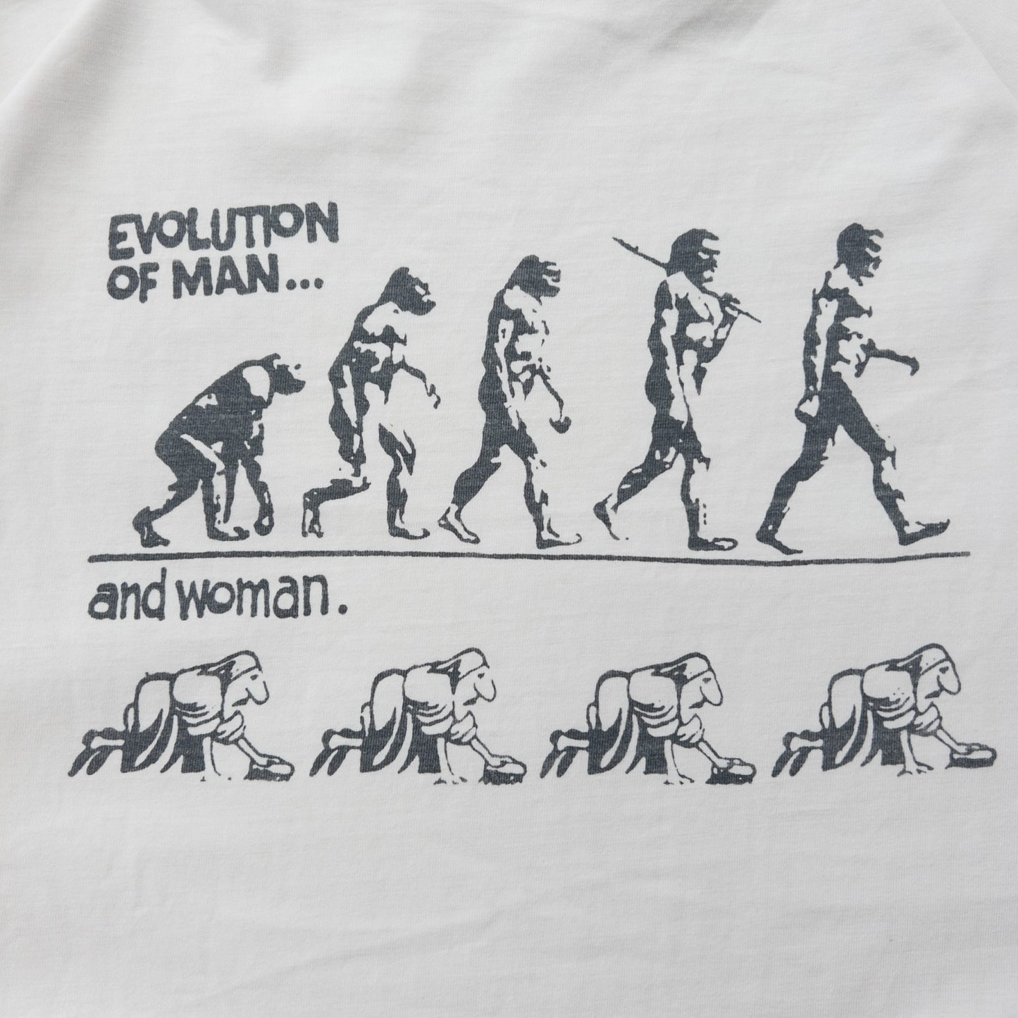 90s ”EVOLUTION of MAN...and woman” XXL
