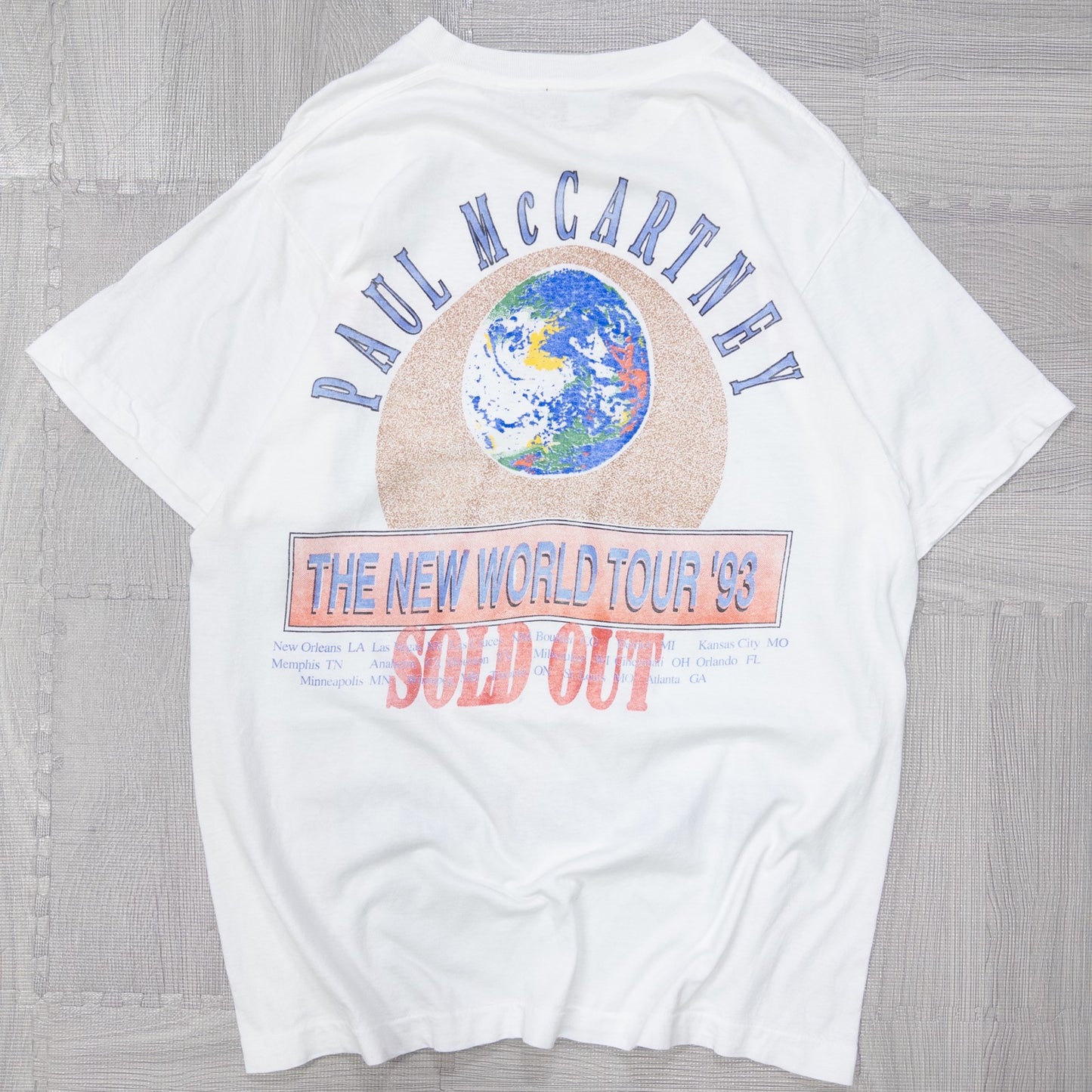 90s 1993s PAUL MCCARTNEY NEW WORLD TOUR
