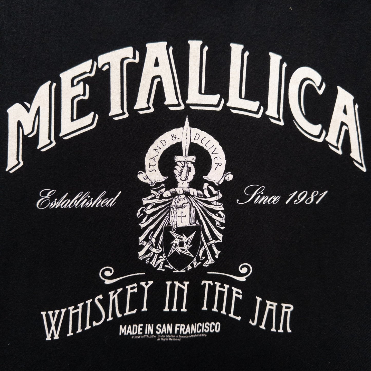 00s METALLICA ”MHISKEY IN THE JAR” XL